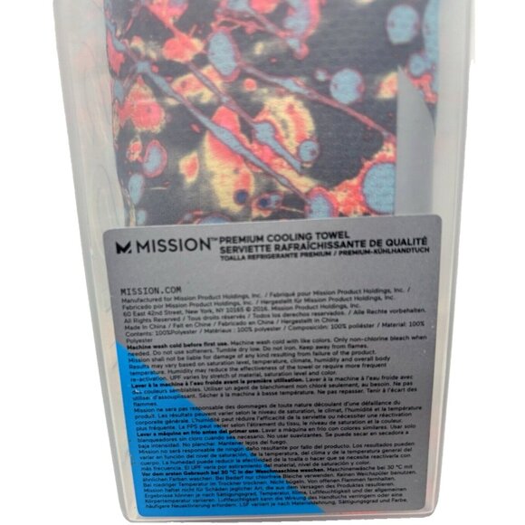 Mission HydroActive Gym Cooling Towel 10”x 33” Large Water Activated Sweat Towel - Picture 6 of 7
